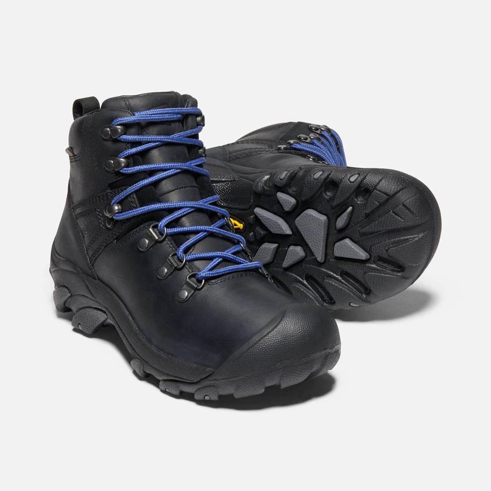 Botas de Seguridad Keen Mexico Negros - Mujer Pyrenees - YX4236719